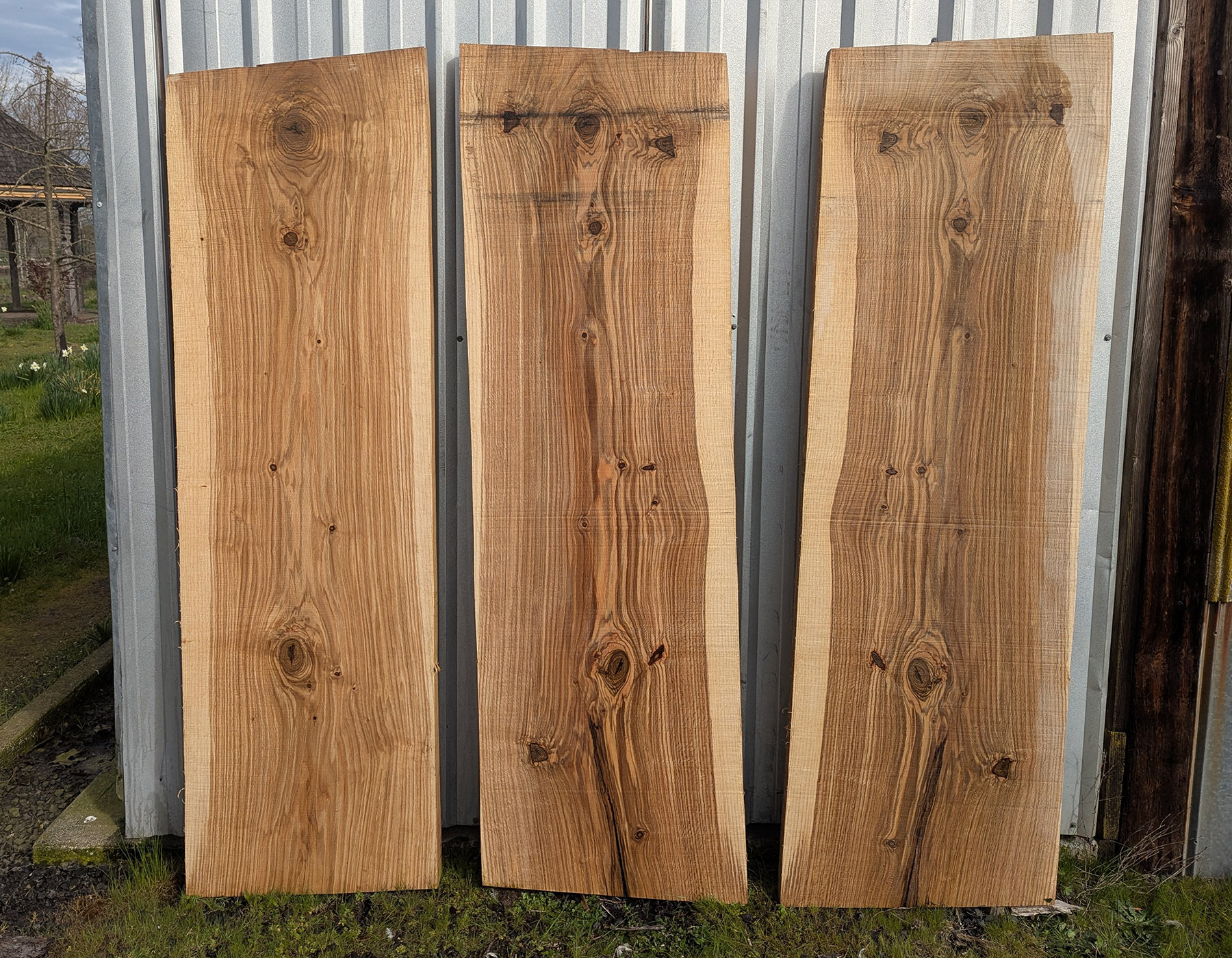 Oak boards
